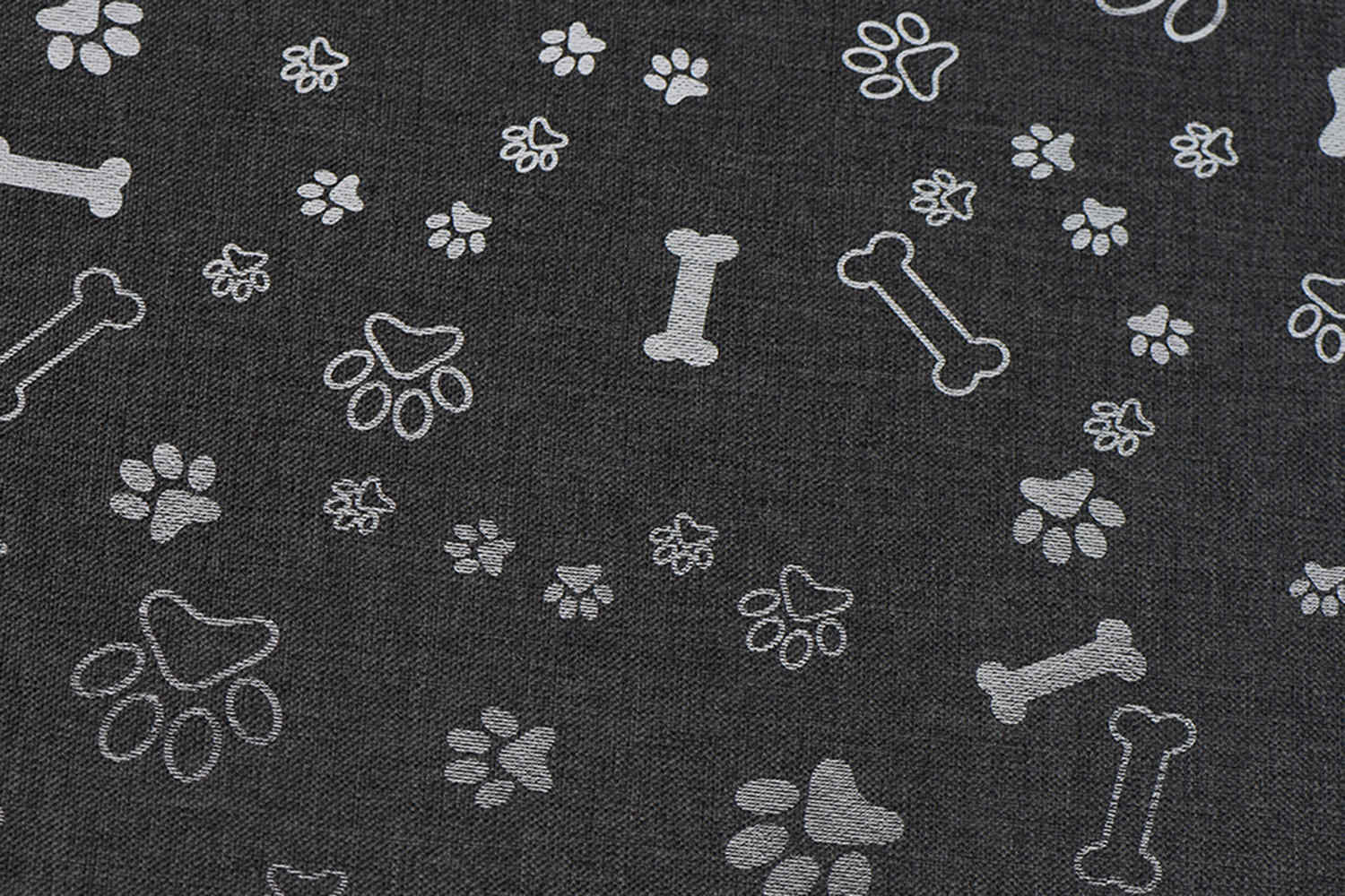 PU المطلية 600d 68t الكاتيون مع الطباعة الفضية